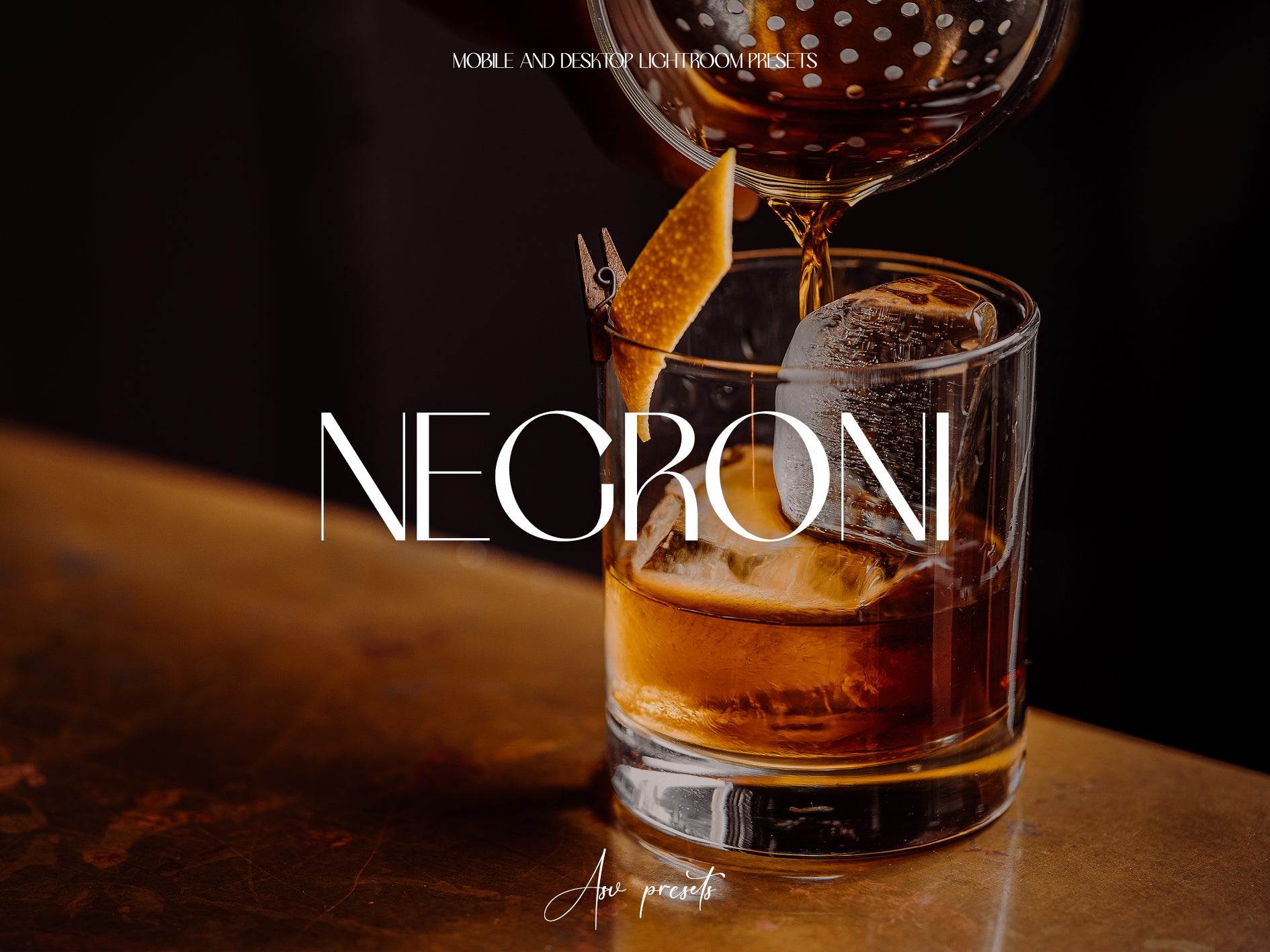 10 NEGRONI Lightroom Presets