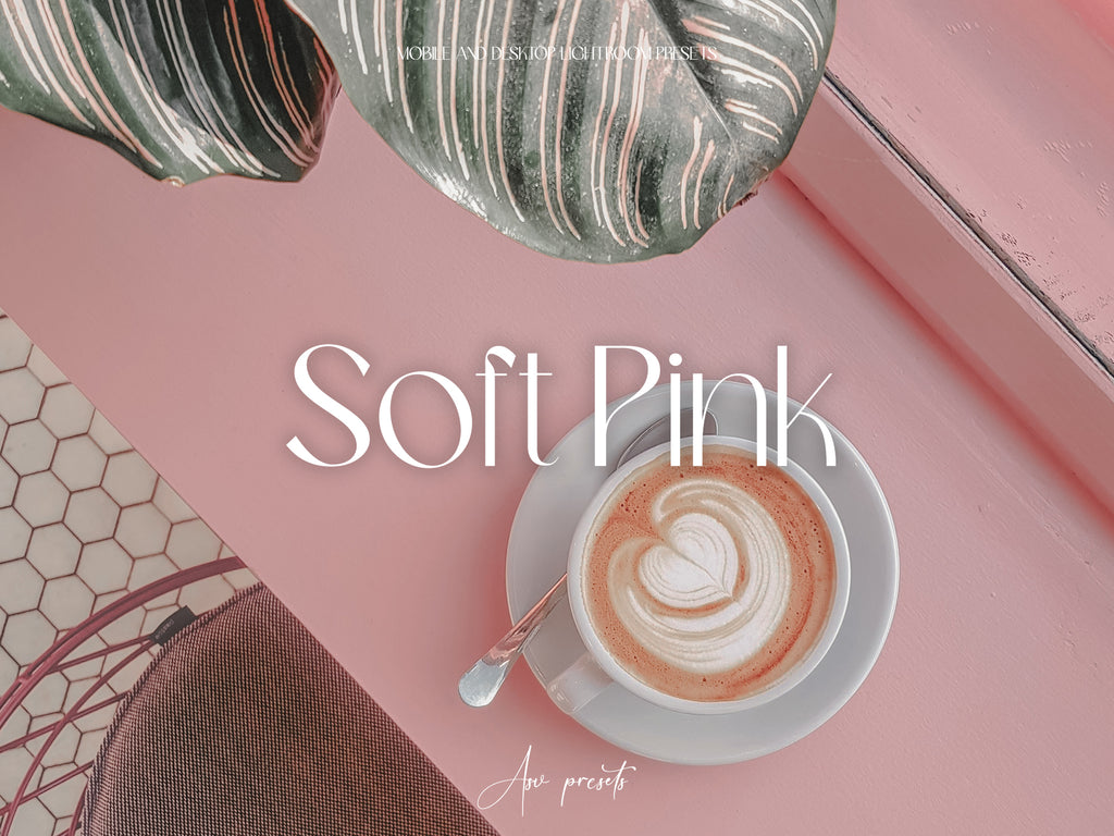 10 SOFT PINK Lightroom Presets