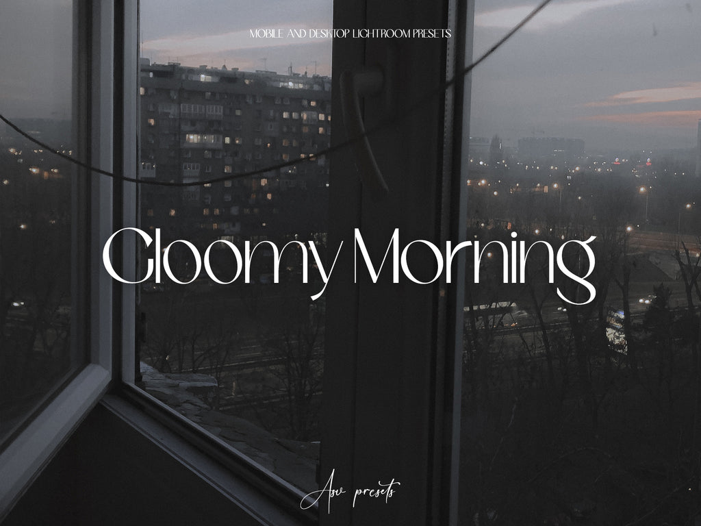10 GLOOMY MORNING Lightroom Presets