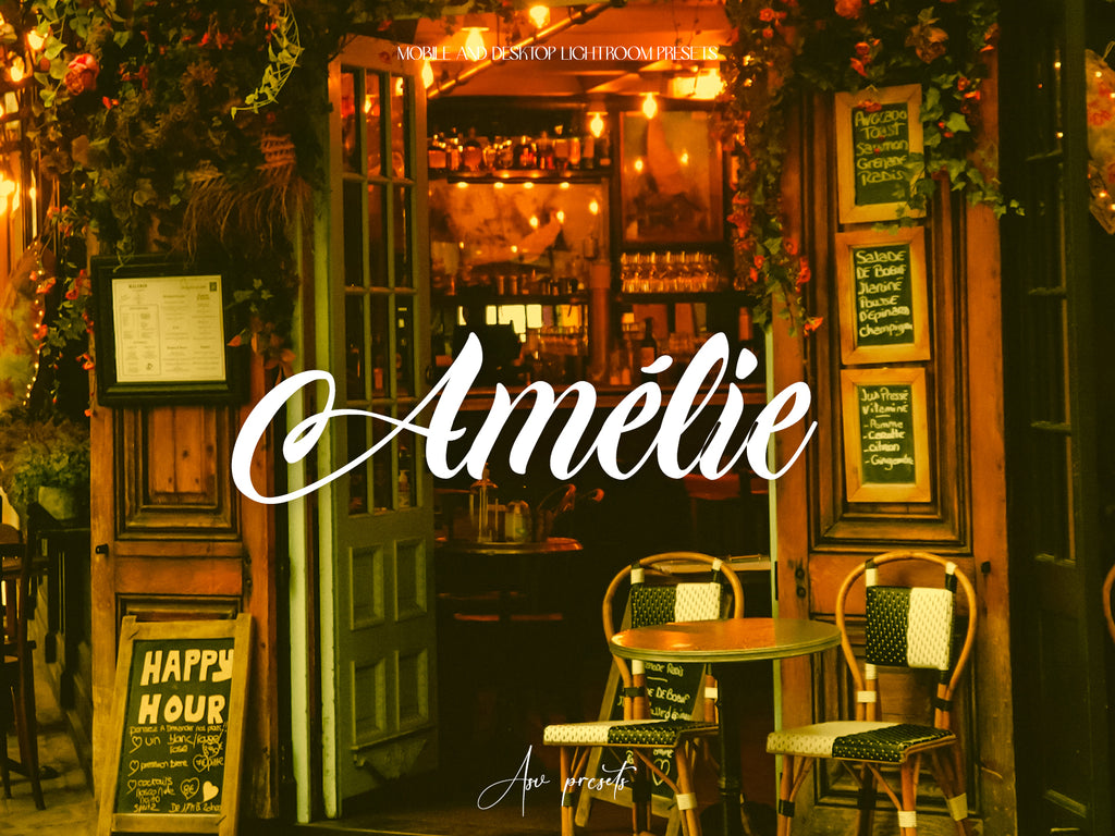 10 AMELIE INSPIRED Lightroom Presets
