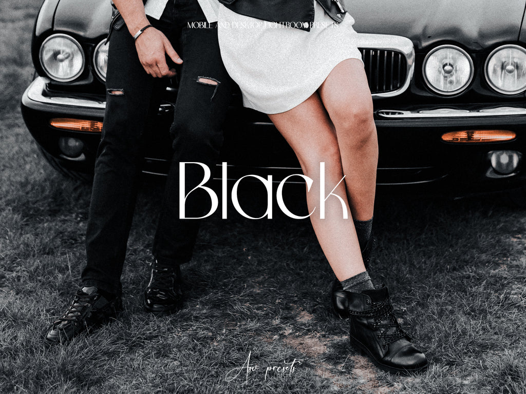 10 BLACK Lightroom Presets