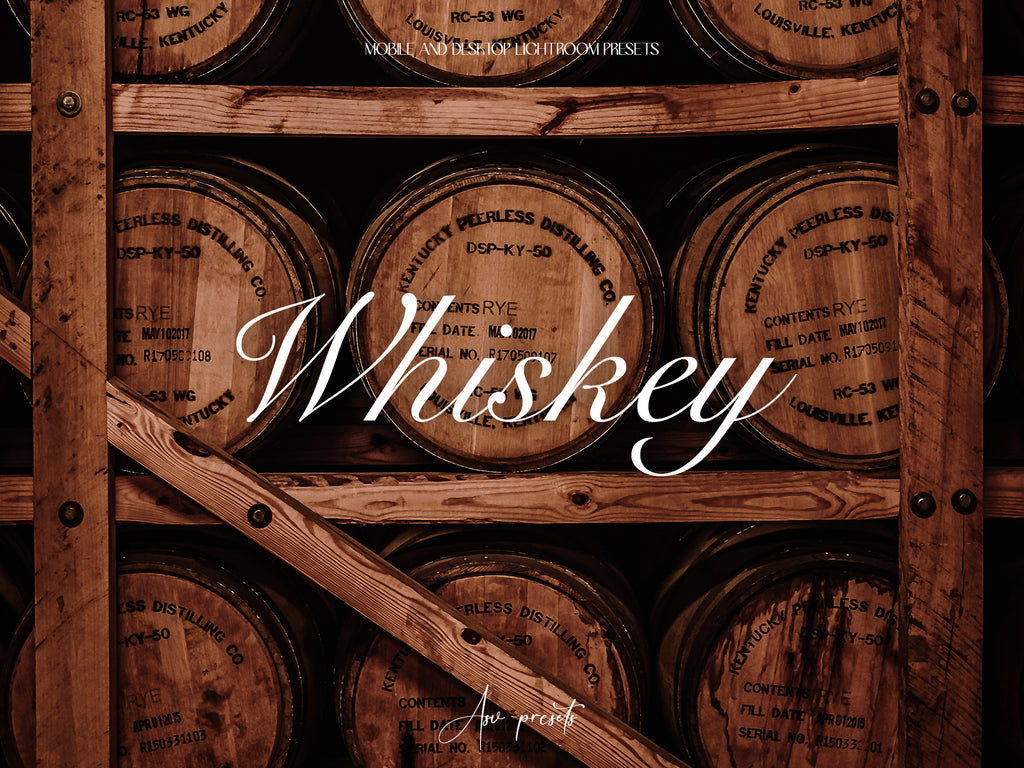 10 WHISKEY Lightroom Presets