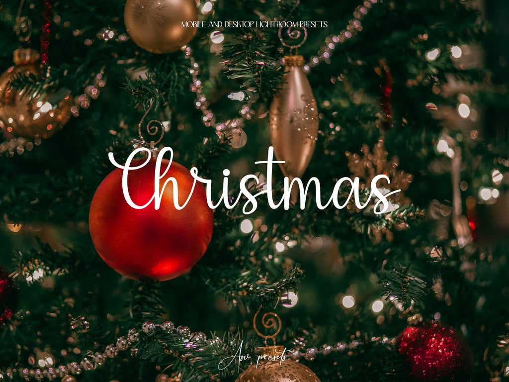 10 CHRISTMAS Lightroom Presets