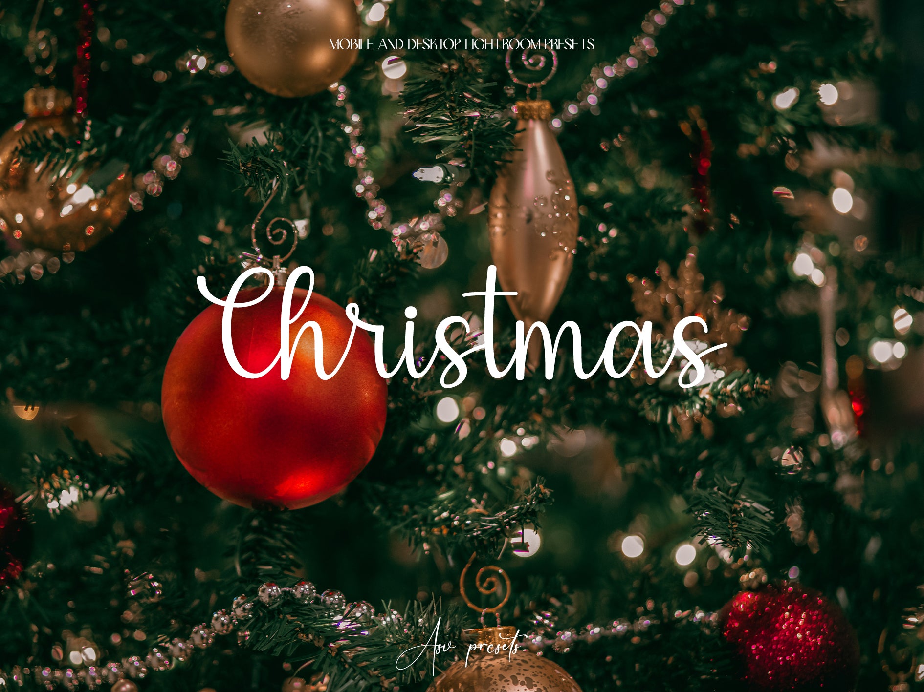 10 CHRISTMAS Lightroom Presets