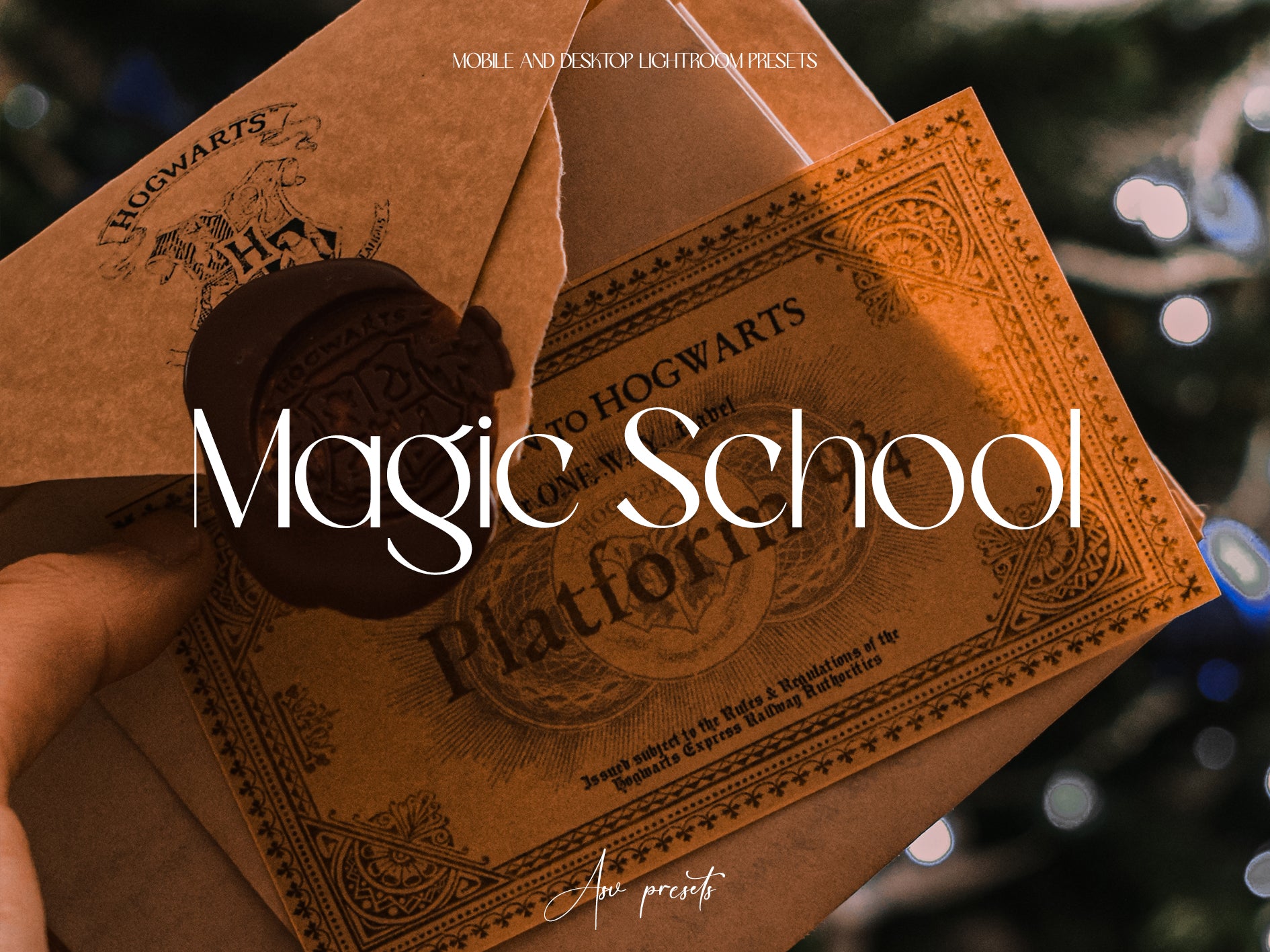 10 MAGIC SCHOOL Lightroom Presets