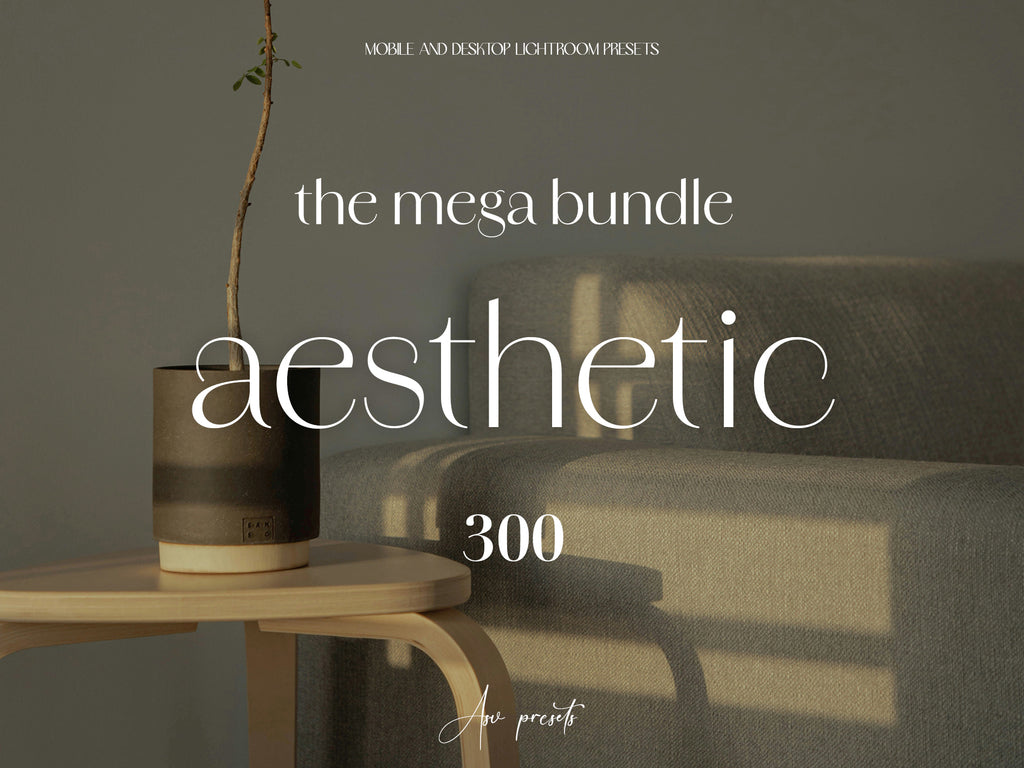 300 AESTHETIC Lightroom Presets