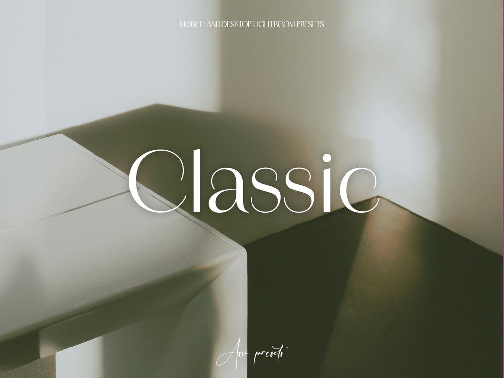 10 CLASSIC Lightroom Presets
