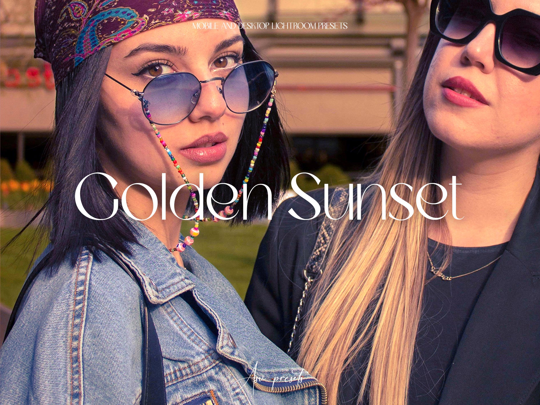 10 GOLDEN SUNSET Lightroom Presets