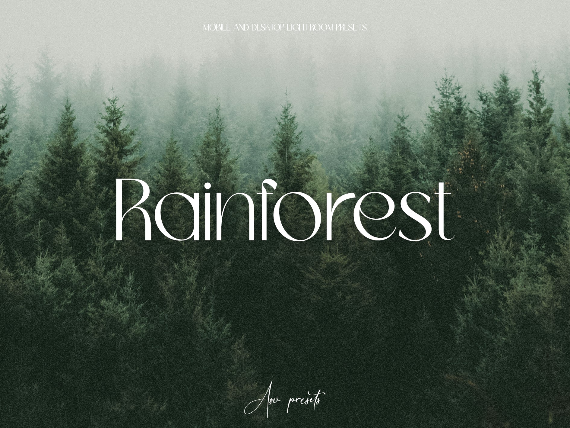 10 RAINFOREST Lightroom Presets