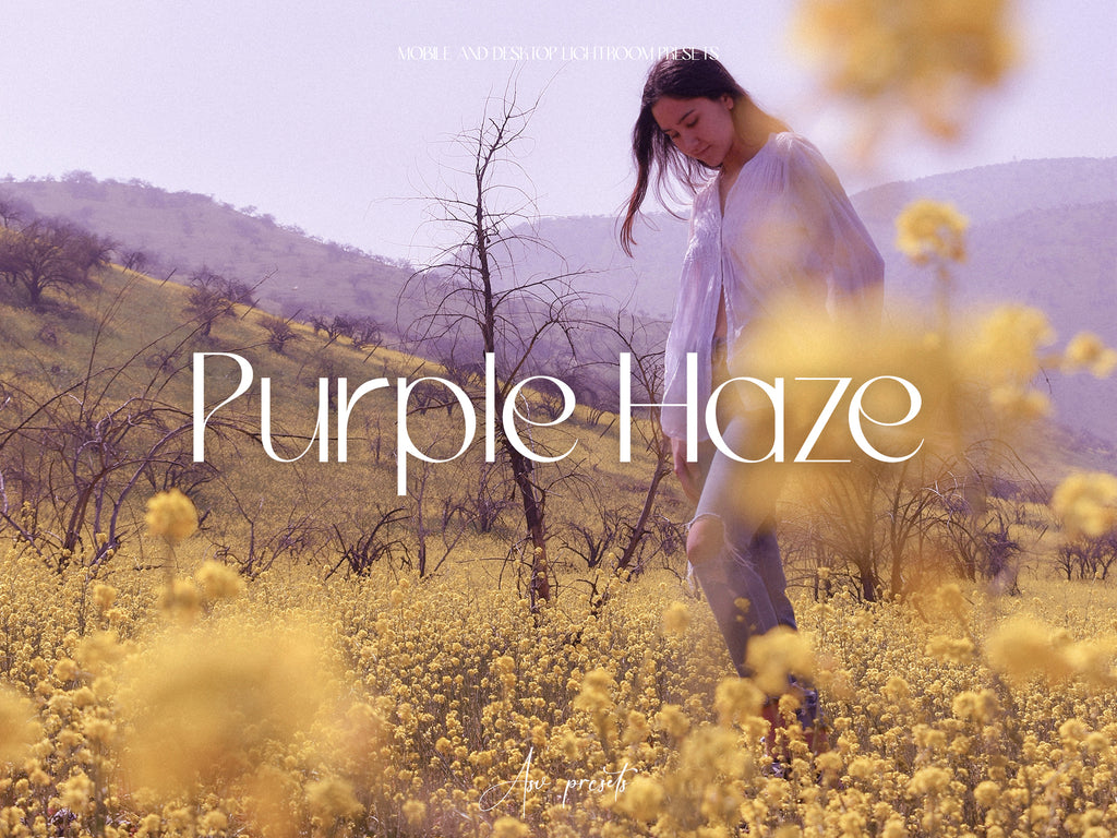 10 PURPLE HAZE Lightroom Presets