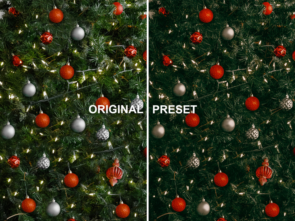 10 CHRISTMAS Lightroom Presets