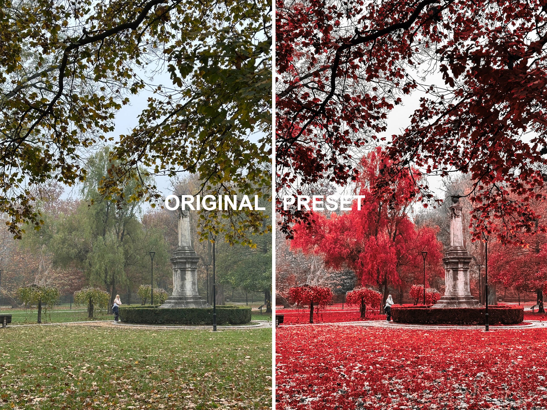 10 INFRARED FILM Lightroom Presets