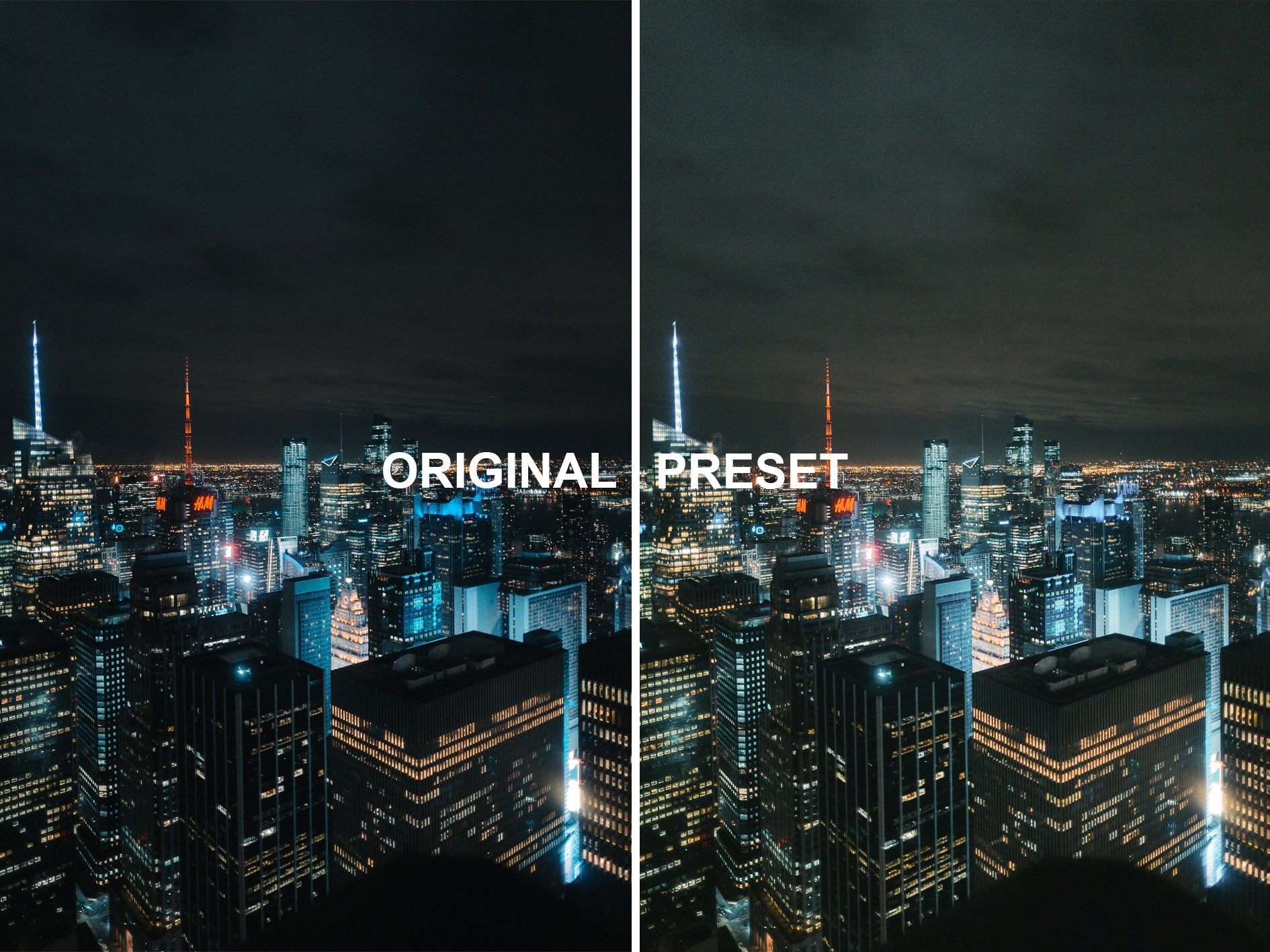 10 URBAN NIGHT Lightroom Presets