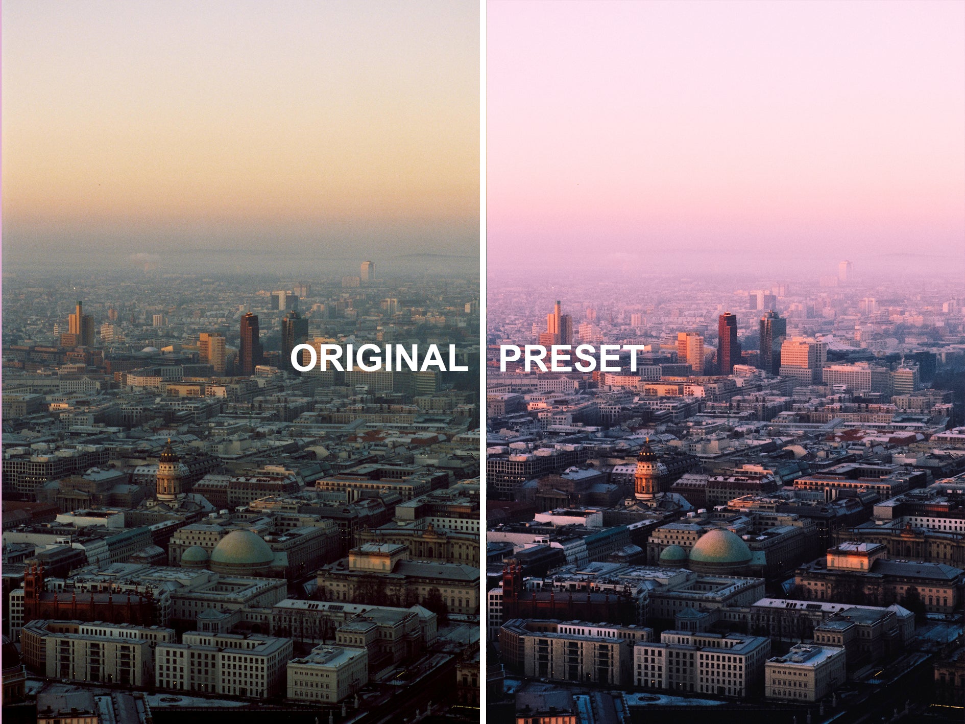 10 GOLDEN SUNSET Lightroom Presets
