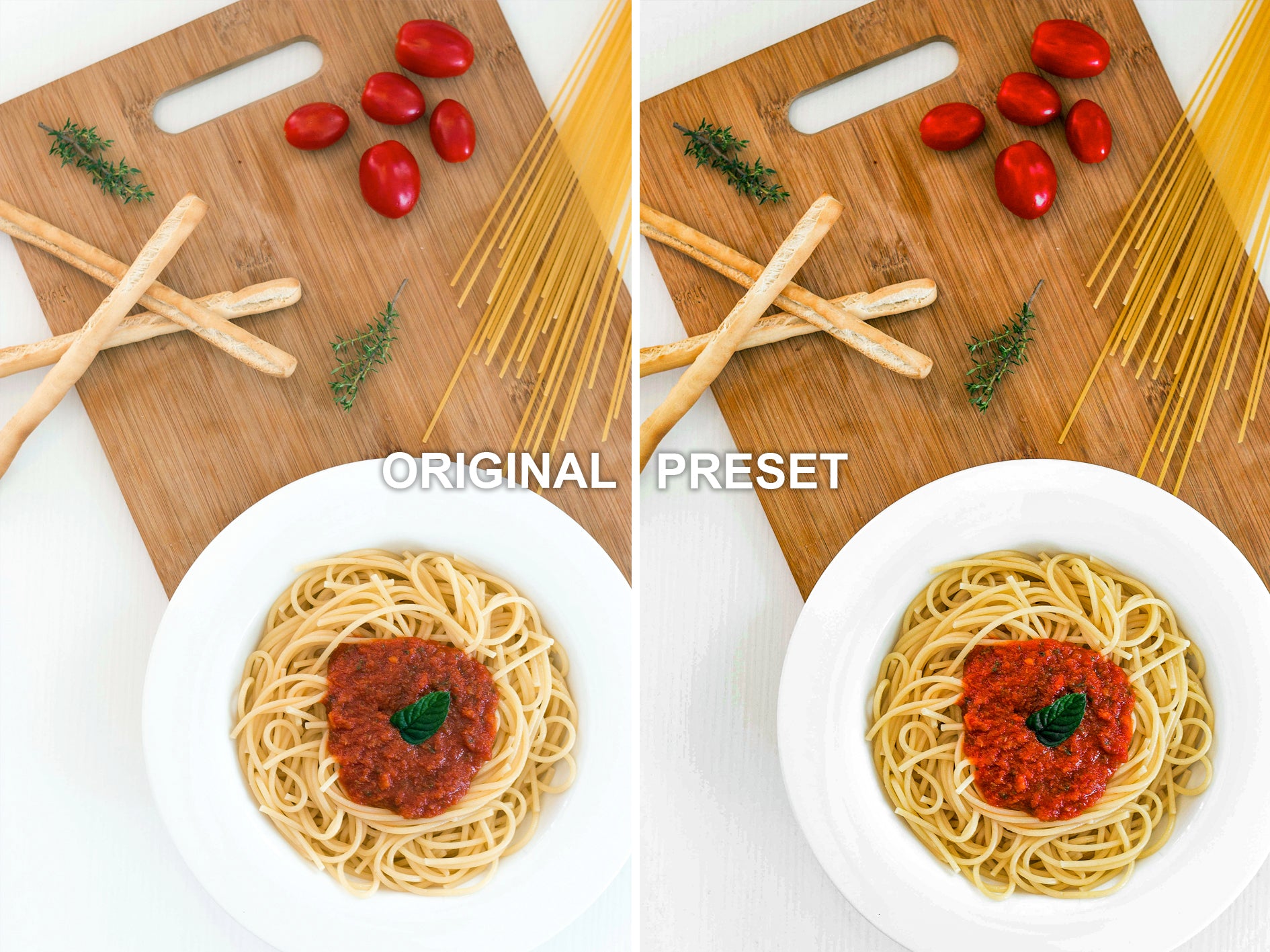 10 PASTA LOVER Lightroom Presets