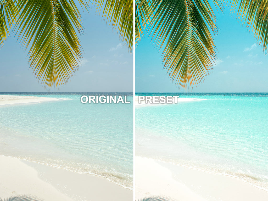 10 TROPICAL Lightroom Presets