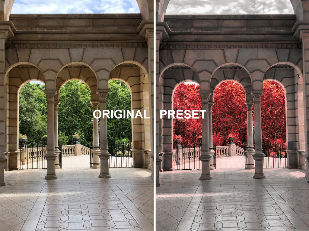 10 INFRARED FILM Lightroom Presets