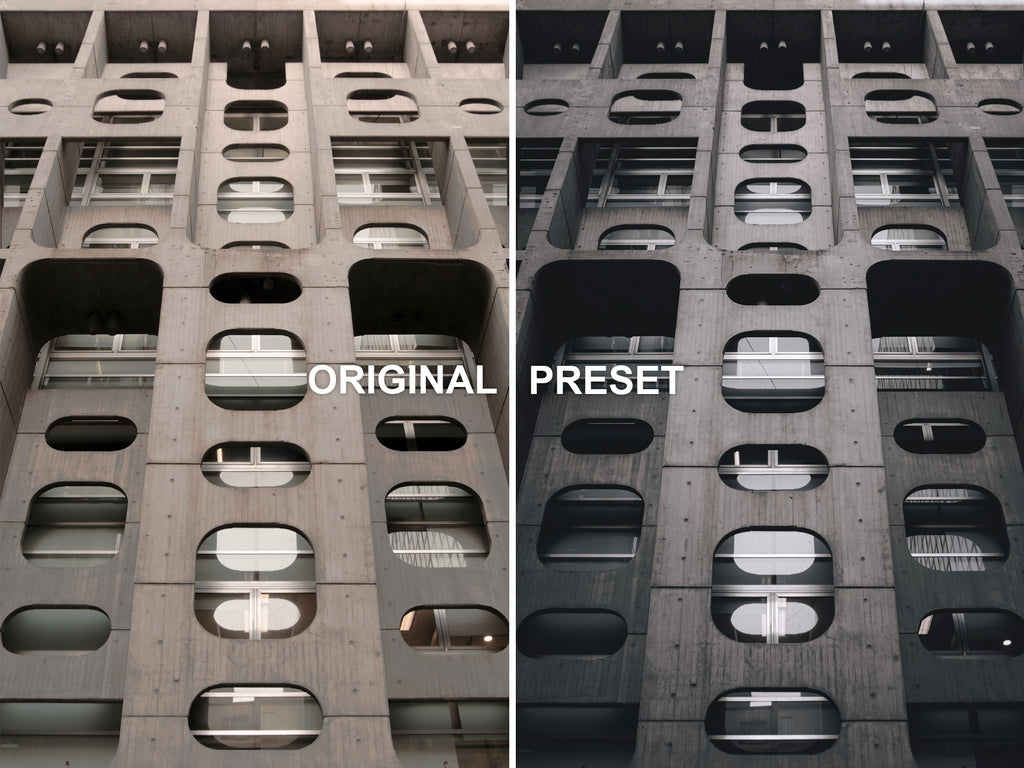 10 BRUTALIST Lightroom Presets