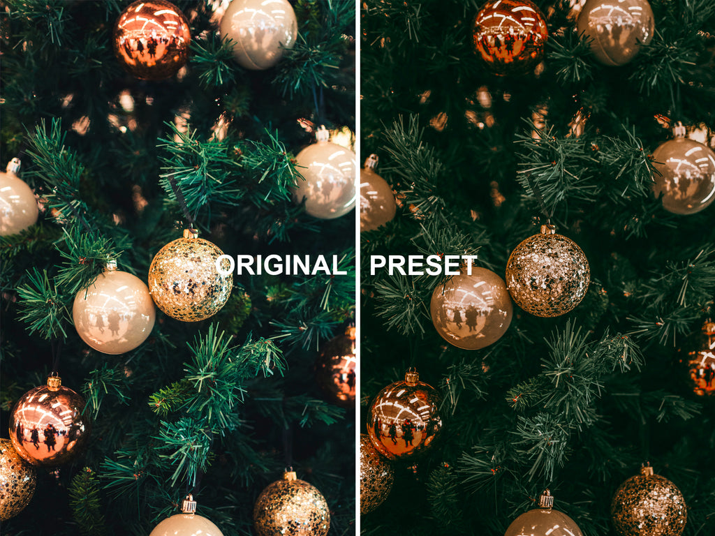 10 CHRISTMAS Lightroom Presets