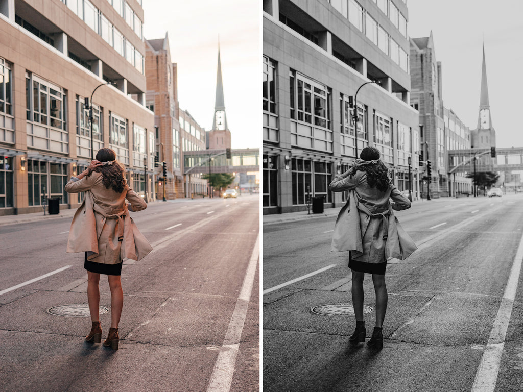 10 ELEGANCE B&W Lightroom Presets