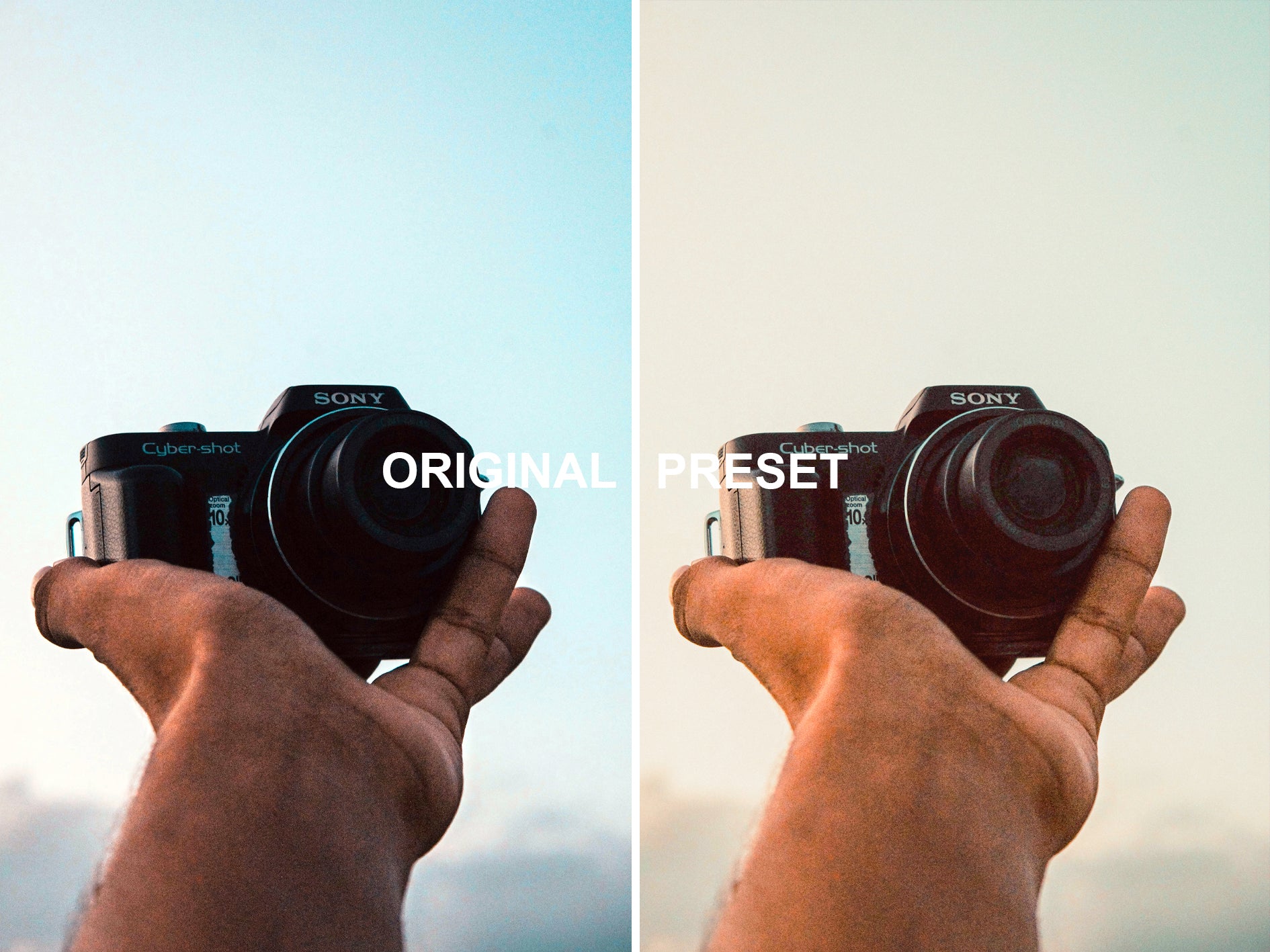 10 GOLDEN HOUR Lightroom Presets