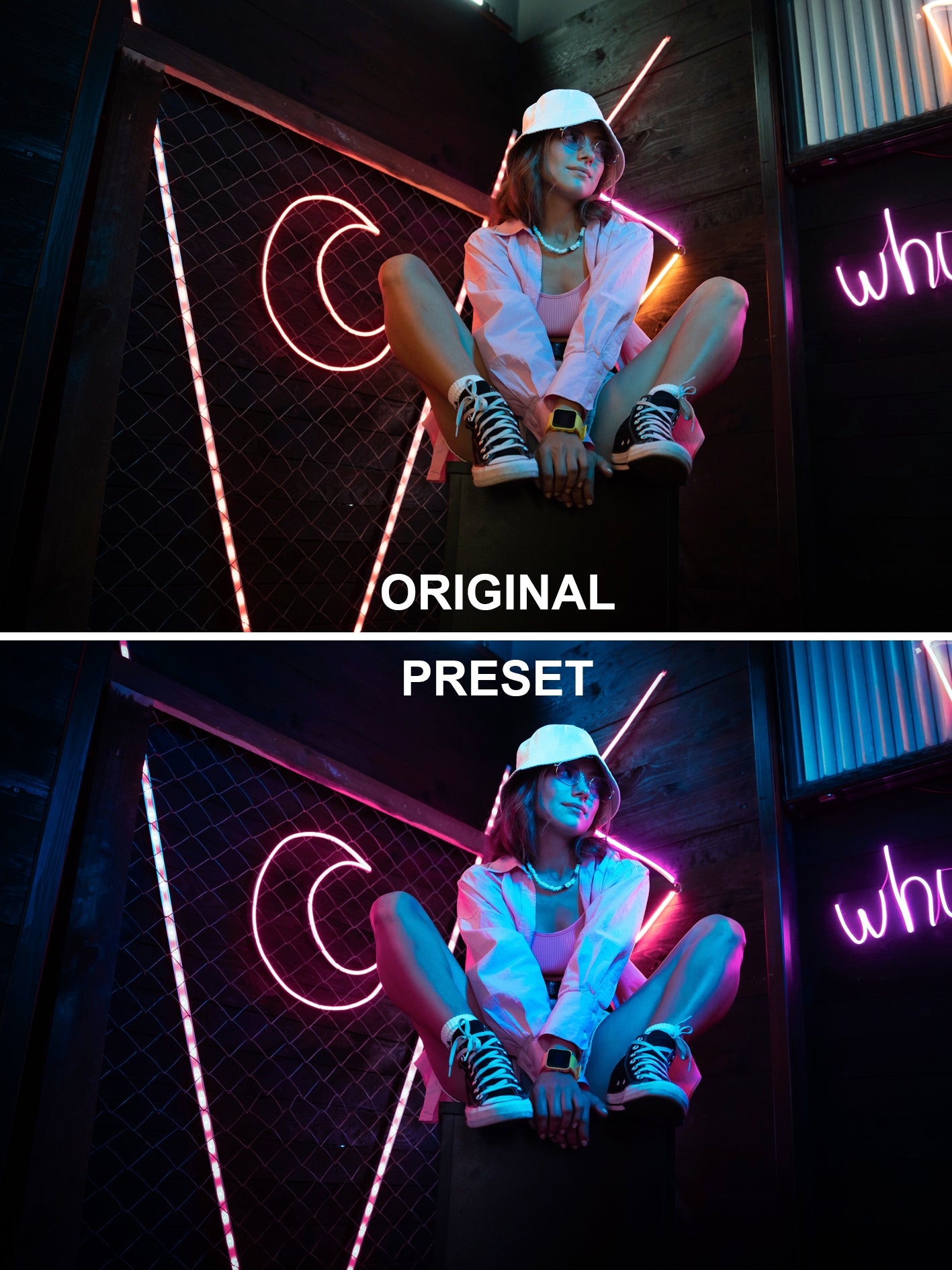 10 CYBERPUNK Lightroom Presets