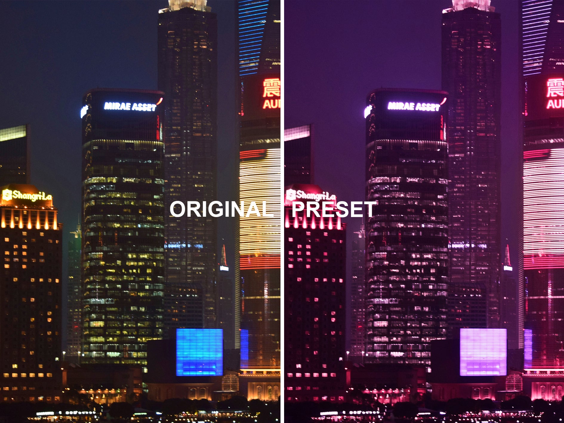 10 NEON PINK Lightroom Presets