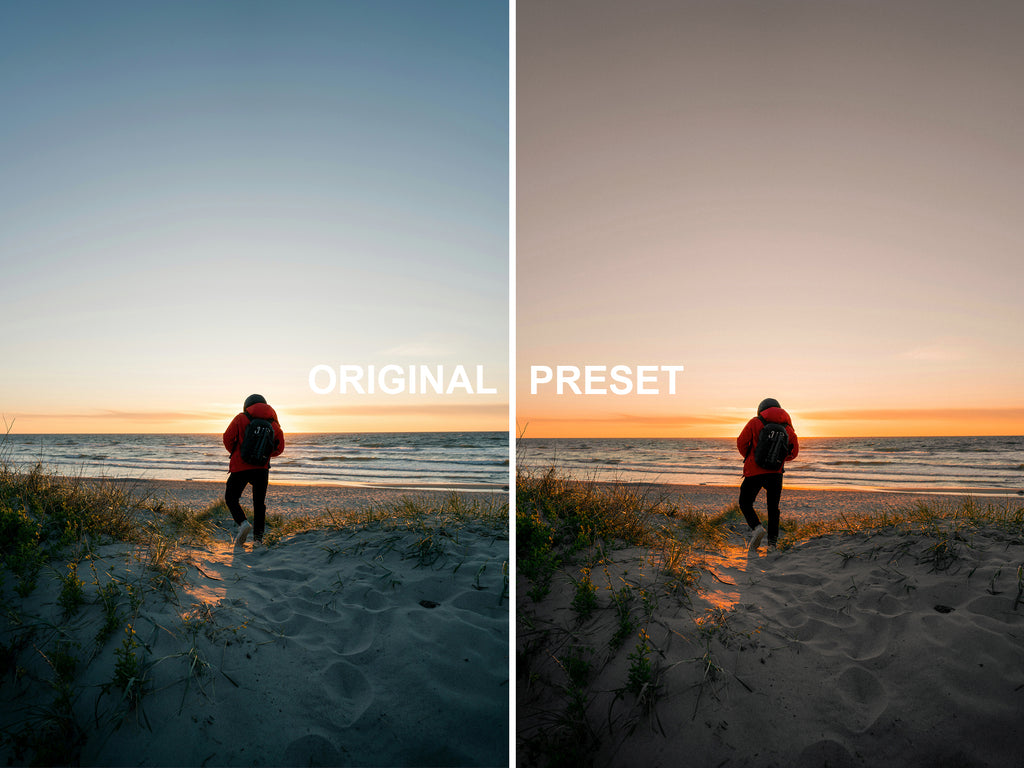10 GOLDEN HOUR Lightroom Presets