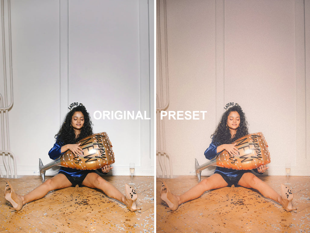 10 NEW YEAR POLAROID Lightroom Presets