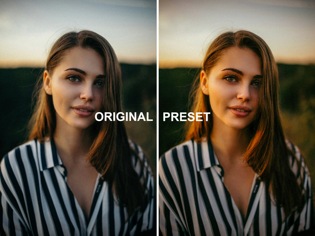 10 GOLDEN HOUR Lightroom Presets