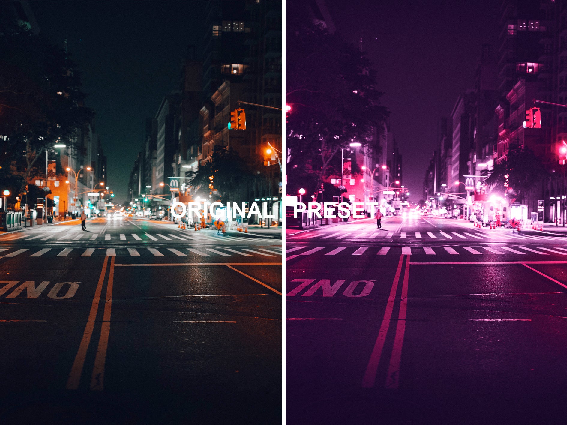 10 NEON PINK Lightroom Presets