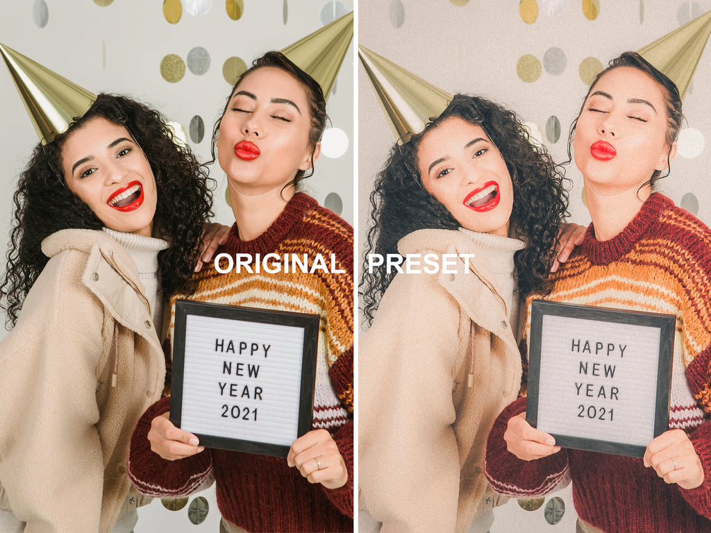 10 NEW YEAR POLAROID Lightroom Presets