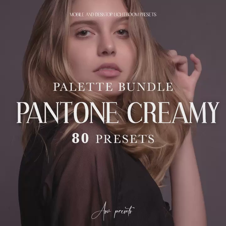 80 PANTONE CREAMY Lightroom Presets
