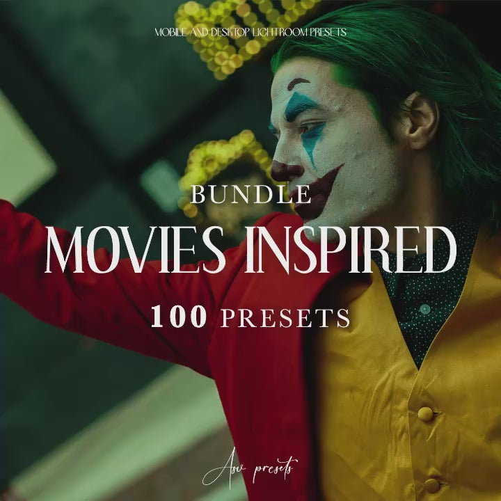100 MOVIES INSPIRED Lightroom Presets