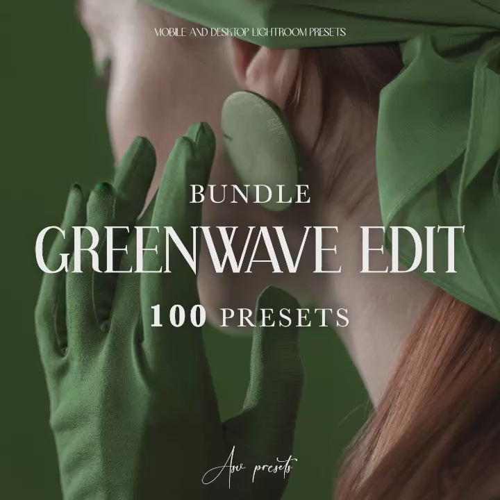 100 GREEN WAVE Lightroom Presets