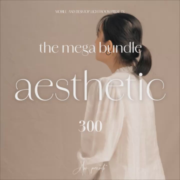 300 AESTHETIC Lightroom Presets